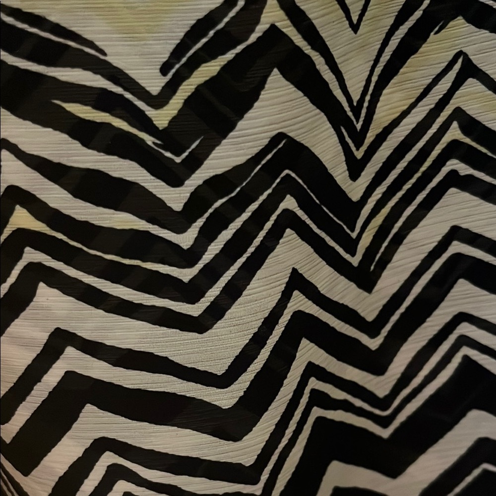 Chevron Patterned Poncho Top - Picture 2 of 2